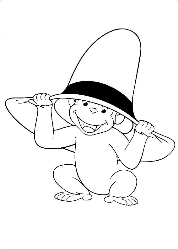 Kids-n-fun.com | Coloring page Curious George Curious George
